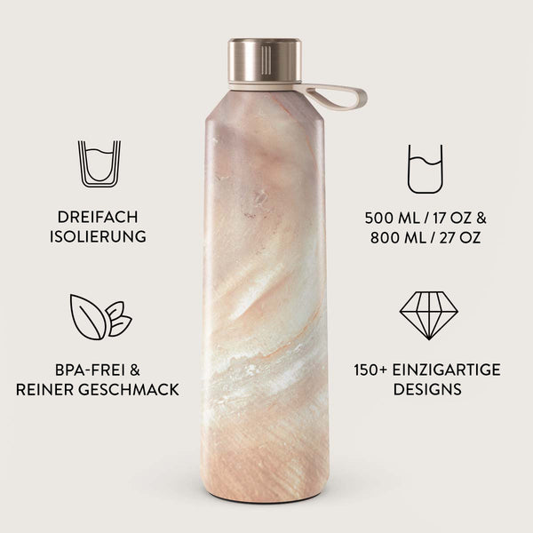 Serene Sunset - Edelstahl Wasserflasche
