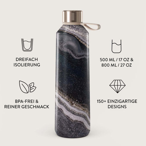 Magic Night - Edelstahl Wasserflasche