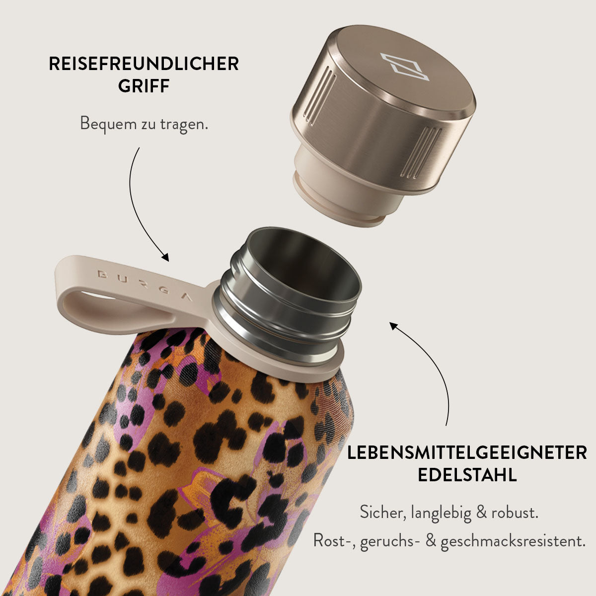 Wild Era - Edelstahl Wasserflasche