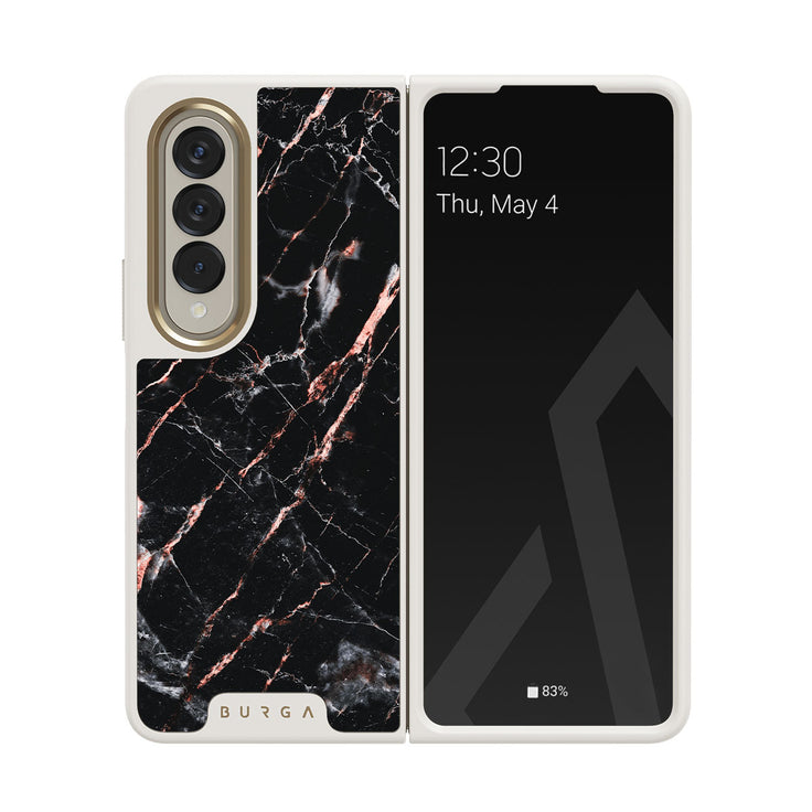 Rose Gold Marble - Samsung Galaxy Z Fold 4 Hülle