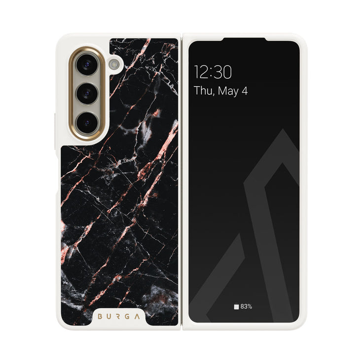 Rose Gold Marble - Samsung Galaxy Z Fold 5 Hülle
