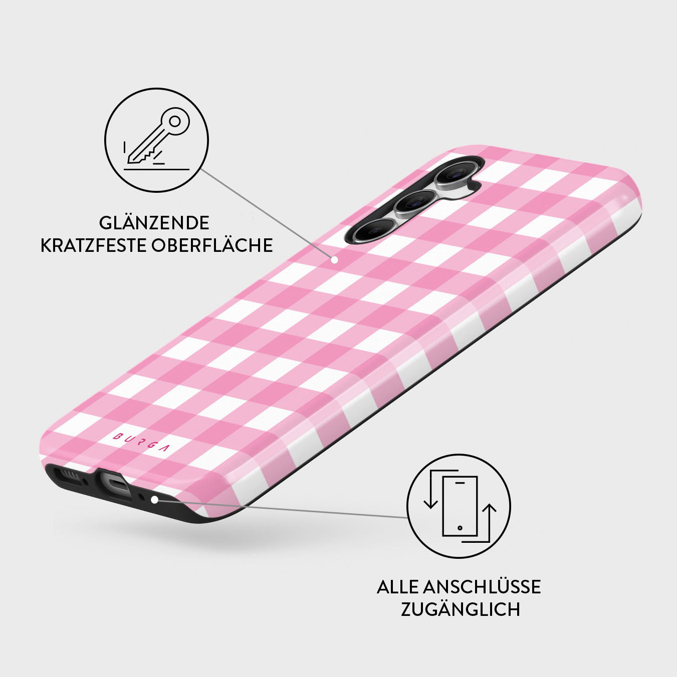 Think Pink - Samsung Galaxy A55 Hülle