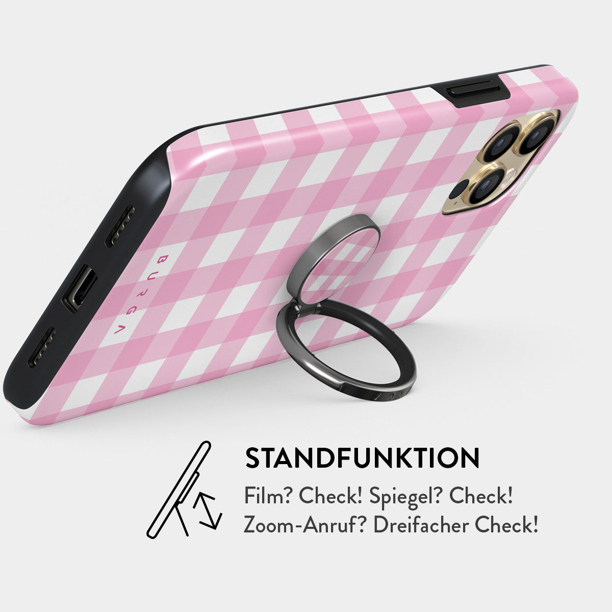 Think Pink - Ringhalter Handy Ringhalter Finger Griff Ständer