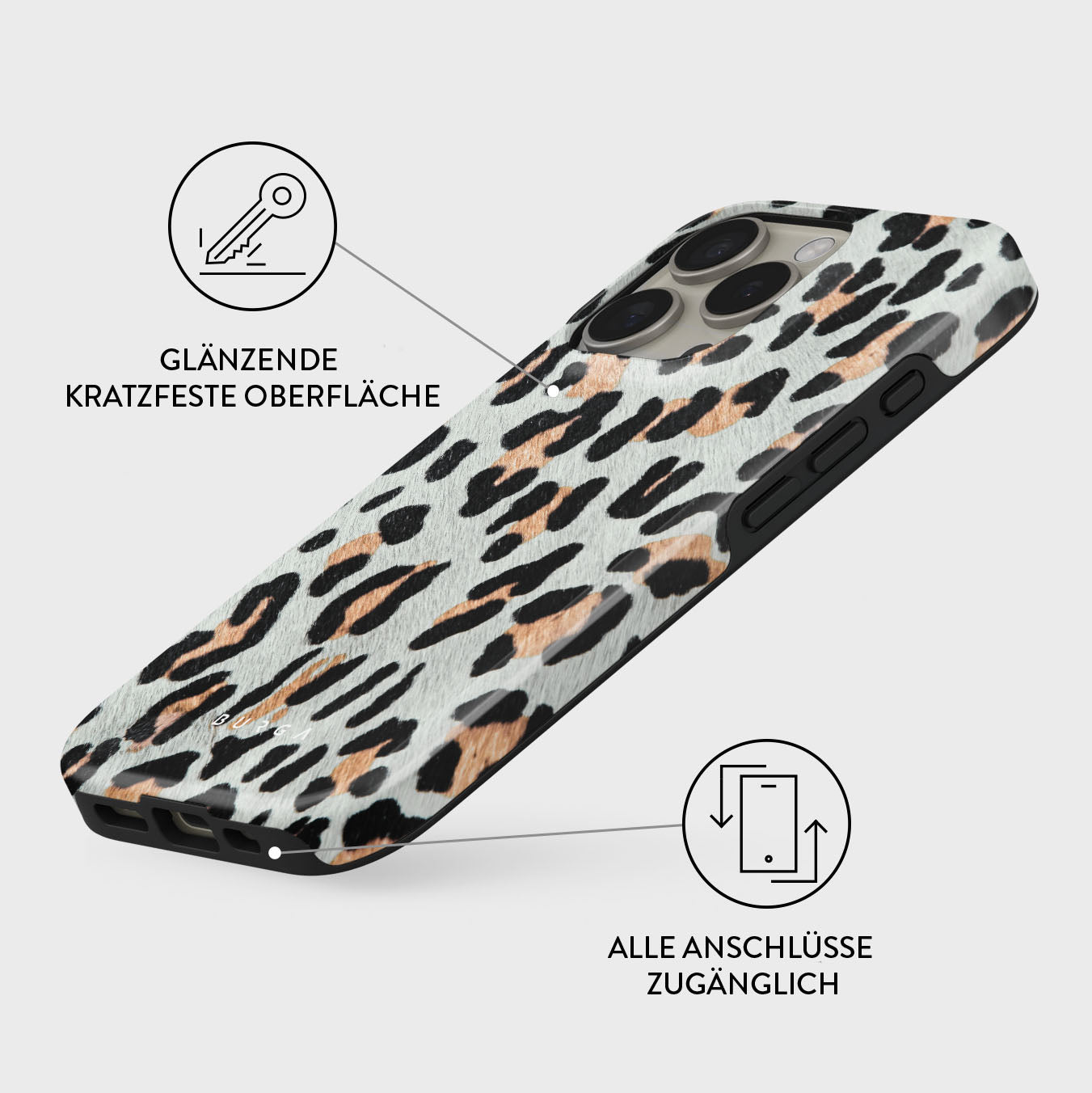 BURGA ELITE ヒョウ柄ケース iPhone16Pro 【公式通販】