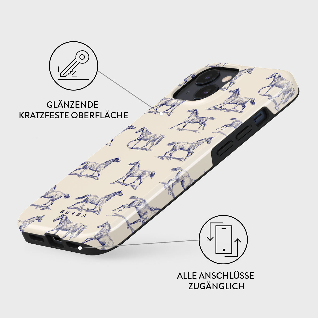 Derby Race - iPhone 15 Hülle | BURGA