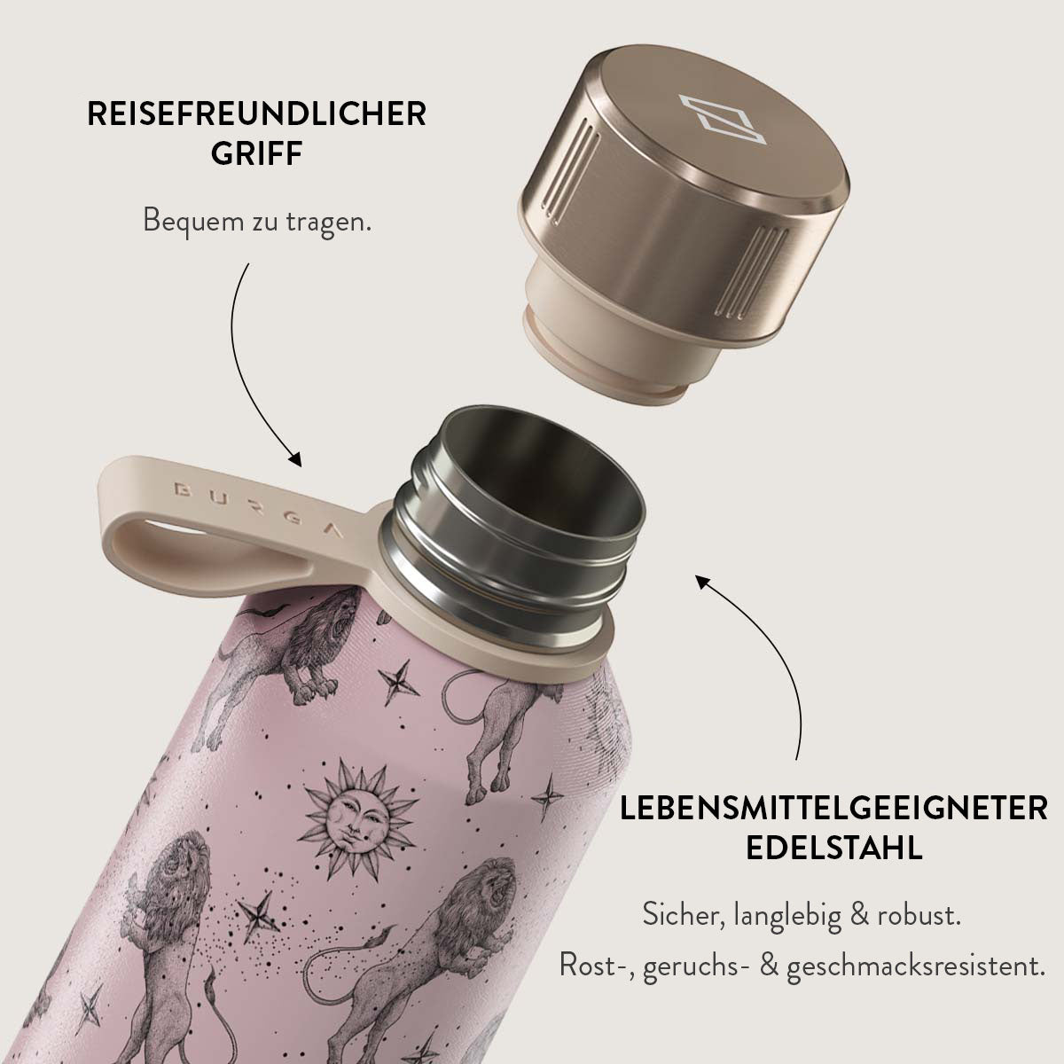 Isolierte Edelstahl-Wasserflasche 20 Oz – Leopard Print Mit Strohhalm, Hält Heiß & Kalt