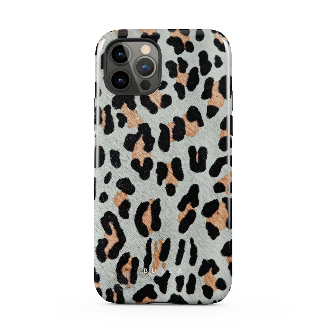Niedliche IPhone 12/12 Pro Hülle – Rosa Leopardenmuster Mit Sternen-Design